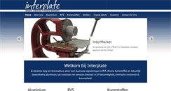 Desktop Screenshot of interplate.nl